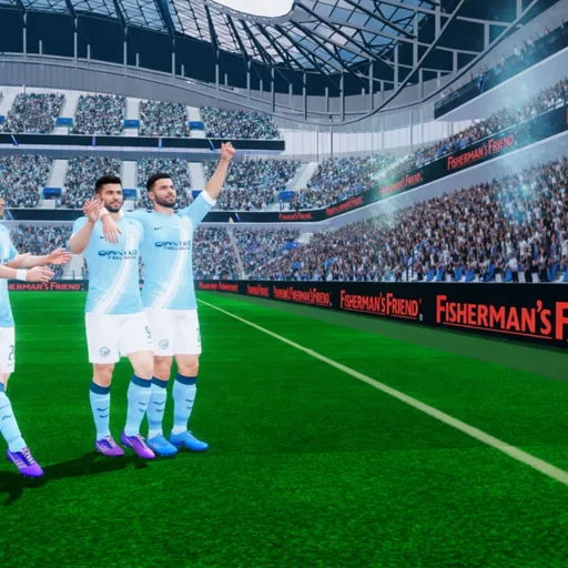 In match exposure with pitch side sponsor boards during gameplay