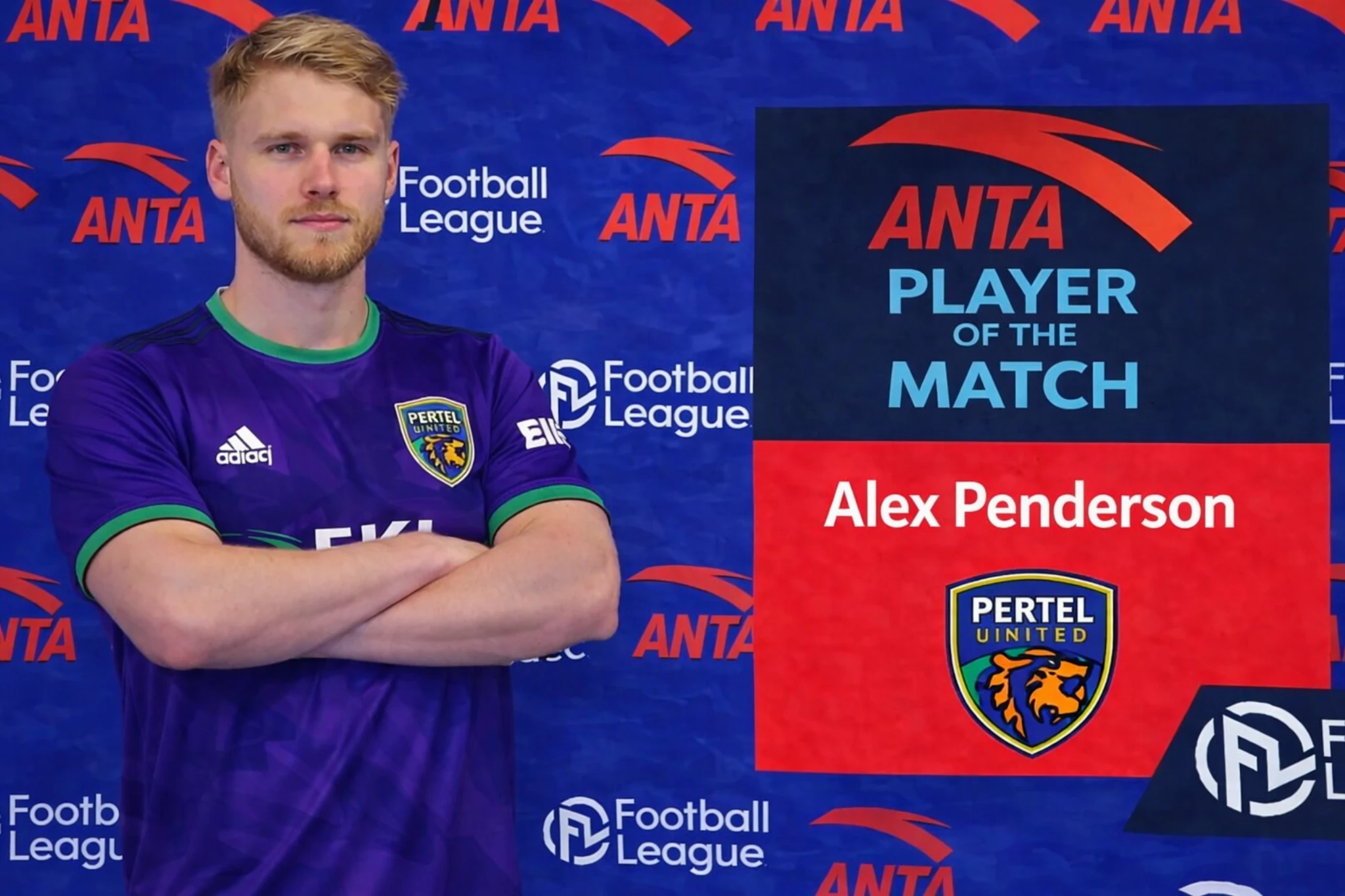 Matchday moments featuring player of the match sponsorship overlay